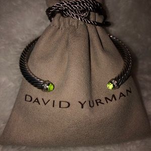 David Yurman Peridot 5mm cable bracelet